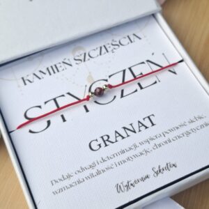 bransoletka szczęścia styczeŃ