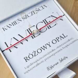 bransoletka szczęścia kwiecieŃ