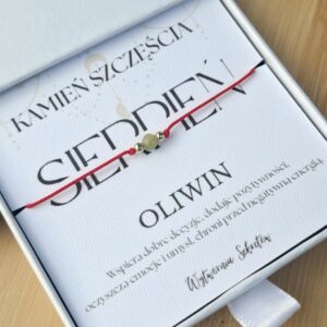 bransoletka szczęścia sierpieŃ