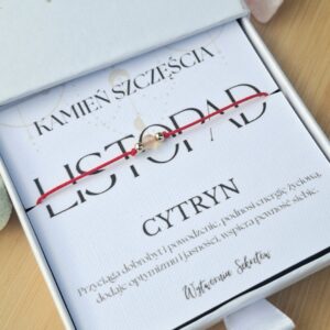 bransoletka szczęścia listopad