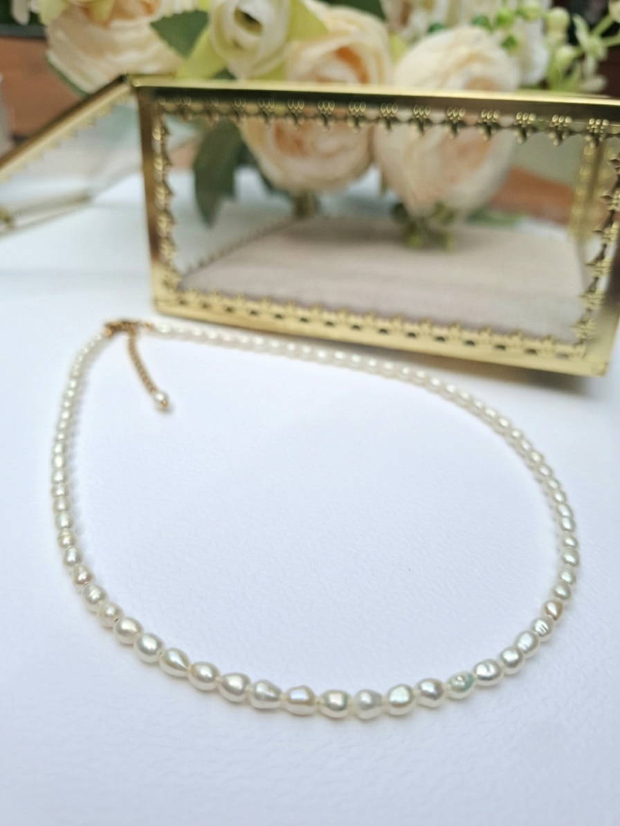 naszyjnik choker perły słodkowodne naszyjnik choker perły słodkowodne