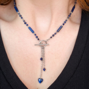 naszyjnik lapis lazuli patyczkowy